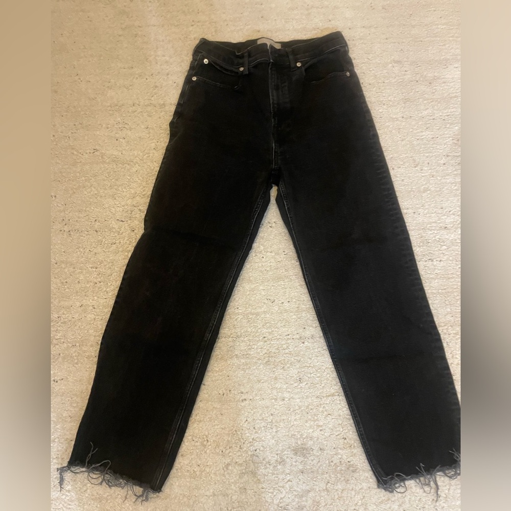 Everlane Black Straight Leg Jeans Classic Style